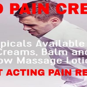 CBD Pain Cream Fast Acting, for Back, Knee, Neck Pains, Natural Topical Remedies | CBD Headquarters