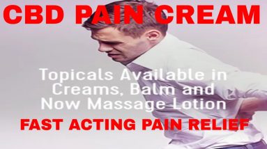 CBD Pain Cream Fast Acting, for Back, Knee, Neck Pains, Natural Topical Remedies | CBD Headquarters
