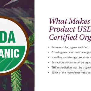 Joy Organics USDA Certified Organic CBD Products