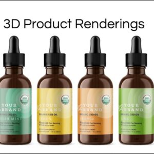 3D Product Renderings For Your CBD Products